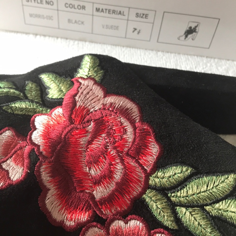Floral Ankle Booties - Picture 4 of 5